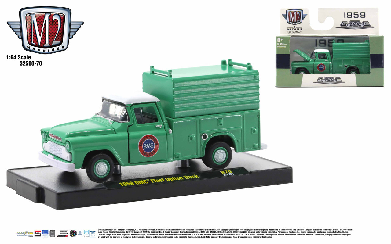 M2 Machines Auto Thentics 1:64 1959 GMC Fleet Option Truck Release